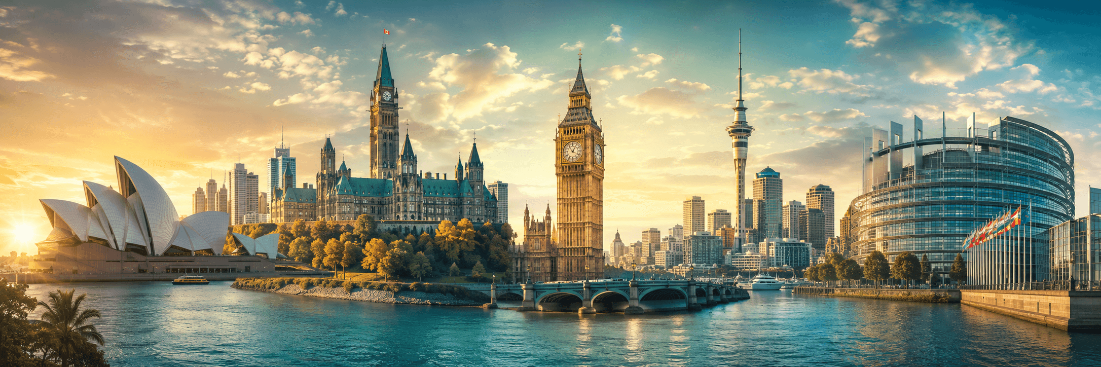 Immigration destinations — Australia, Canada, UK, New Zealand